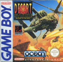 Desert Strike: Return to the Gulf for the Nintendo Game Boy Front Cover Box Scan