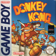 Donkey Kong for the Nintendo Game Boy Front Cover Box Scan