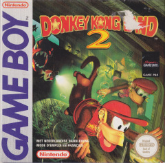 Donkey Kong Land 2 for the Nintendo Game Boy Front Cover Box Scan