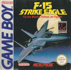 F-15 Strike Eagle for the Nintendo Game Boy Front Cover Box Scan