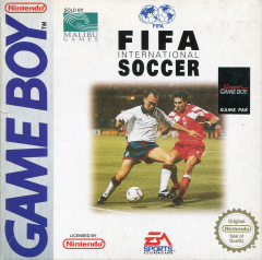 FIFA International Soccer for the Nintendo Game Boy Front Cover Box Scan