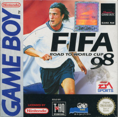 FIFA: Road to World Cup 98 for the Nintendo Game Boy Front Cover Box Scan
