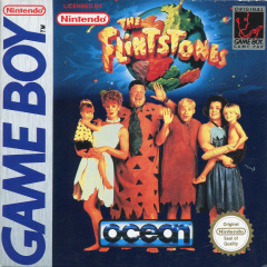 The Flintstones for the Nintendo Game Boy Front Cover Box Scan