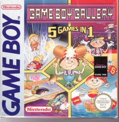 Game Boy Gallery: 5 Games in 1 for the Nintendo Game Boy Front Cover Box Scan