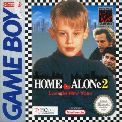 Home Alone 2: Lost in New York for the Nintendo Game Boy Front Cover Box Scan