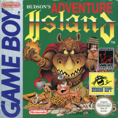 Hudson's Adventure Island for the Nintendo Game Boy Front Cover Box Scan