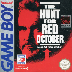 The Hunt for Red October for the Nintendo Game Boy Front Cover Box Scan