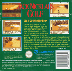 Scan of Jack Nicklaus Golf