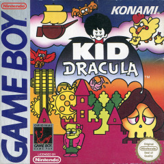 Kid Dracula for the Nintendo Game Boy Front Cover Box Scan