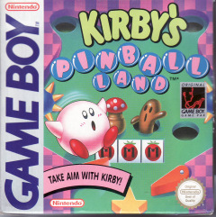 Kirby's Pinball Land for the Nintendo Game Boy Front Cover Box Scan