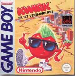 Kwirk for the Nintendo Game Boy Front Cover Box Scan