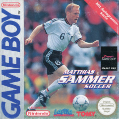 Matthias Sammer Soccer for the Nintendo Game Boy Front Cover Box Scan