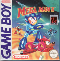 Mega Man II for the Nintendo Game Boy Front Cover Box Scan