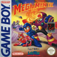 Mega Man IV for the Nintendo Game Boy Front Cover Box Scan