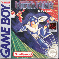 Mega Man: Dr Wily's Revenge for the Nintendo Game Boy Front Cover Box Scan