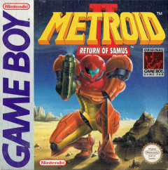 Metroid II: Return of Samus for the Nintendo Game Boy Front Cover Box Scan