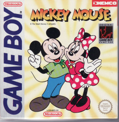 Mickey Mouse for the Nintendo Game Boy Front Cover Box Scan
