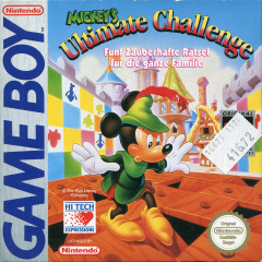 Mickey's Ultimate Challenge for the Nintendo Game Boy Front Cover Box Scan
