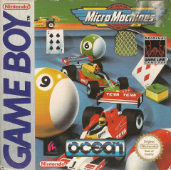 Micro Machines for the Nintendo Game Boy Front Cover Box Scan