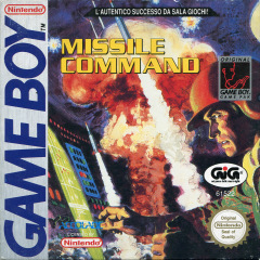 Missile Command for the Nintendo Game Boy Front Cover Box Scan
