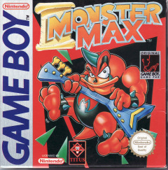 Monster Max for the Nintendo Game Boy Front Cover Box Scan