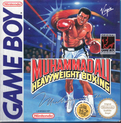 Muhammad Ali Heavyweight Boxing for the Nintendo Game Boy Front Cover Box Scan