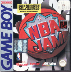 NBA Jam for the Nintendo Game Boy Front Cover Box Scan