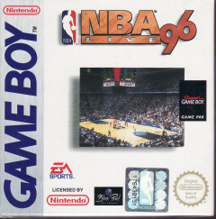 NBA Live 96 for the Nintendo Game Boy Front Cover Box Scan