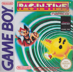 Pac-in-Time for the Nintendo Game Boy Front Cover Box Scan