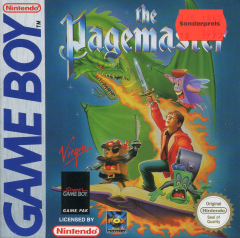 The Pagemaster for the Nintendo Game Boy Front Cover Box Scan