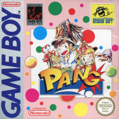 Pang for the Nintendo Game Boy Front Cover Box Scan