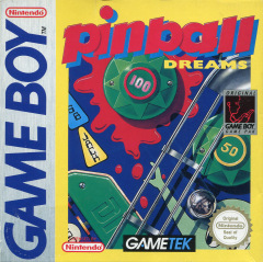 Pinball Dreams for the Nintendo Game Boy Front Cover Box Scan