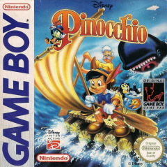 Pinocchio for the Nintendo Game Boy Front Cover Box Scan