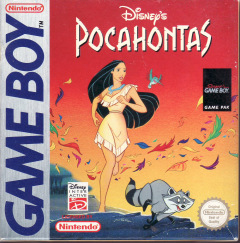 Pocahontas (Disney's) for the Nintendo Game Boy Front Cover Box Scan