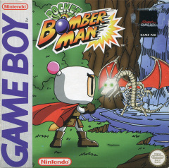 Pocket Bomberman for the Nintendo Game Boy Front Cover Box Scan