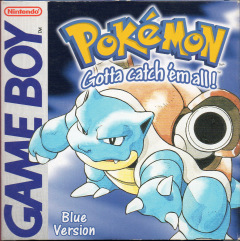 Pokémon: Blue Version for the Nintendo Game Boy Front Cover Box Scan