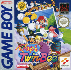 Pop'n TwinBee for the Nintendo Game Boy Front Cover Box Scan