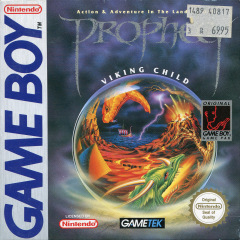 Prophecy: Viking Child for the Nintendo Game Boy Front Cover Box Scan