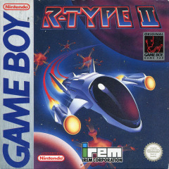R-Type II for the Nintendo Game Boy Front Cover Box Scan