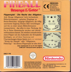 Scan of Pinball: Revenge of the Gator