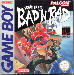 Skate or Die: Bad 'n Rad for the Nintendo Game Boy Front Cover Box Scan