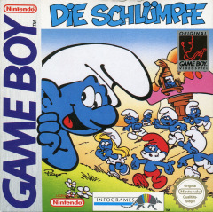 The Smurfs for the Nintendo Game Boy Front Cover Box Scan