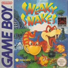Sneaky Snakes for the Nintendo Game Boy Front Cover Box Scan