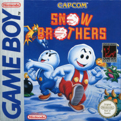 Snow Brothers for the Nintendo Game Boy Front Cover Box Scan