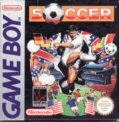 Soccer for the Nintendo Game Boy Front Cover Box Scan