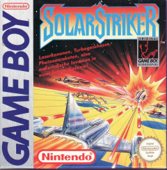 SolarStriker for the Nintendo Game Boy Front Cover Box Scan
