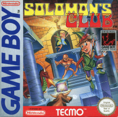 Solomon's Club for the Nintendo Game Boy Front Cover Box Scan