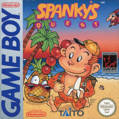 Spanky's Quest for the Nintendo Game Boy Front Cover Box Scan