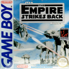 Star Wars: The Empire Strikes Back for the Nintendo Game Boy Front Cover Box Scan