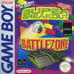 Arcade Classics: Super Breakout & Battlezone for the Nintendo Game Boy Front Cover Box Scan
